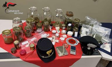 Gais, in casa quasi un chilo di marijuana e droghe sintetiche: arrestato 35enne