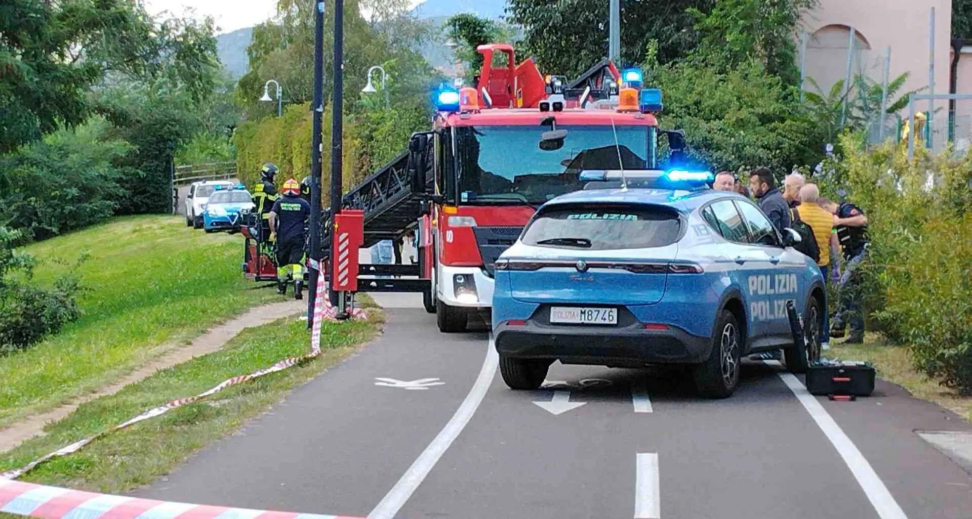 Bolzano, trovato morto ai piedi dell’antenna dietro lo stadio Druso