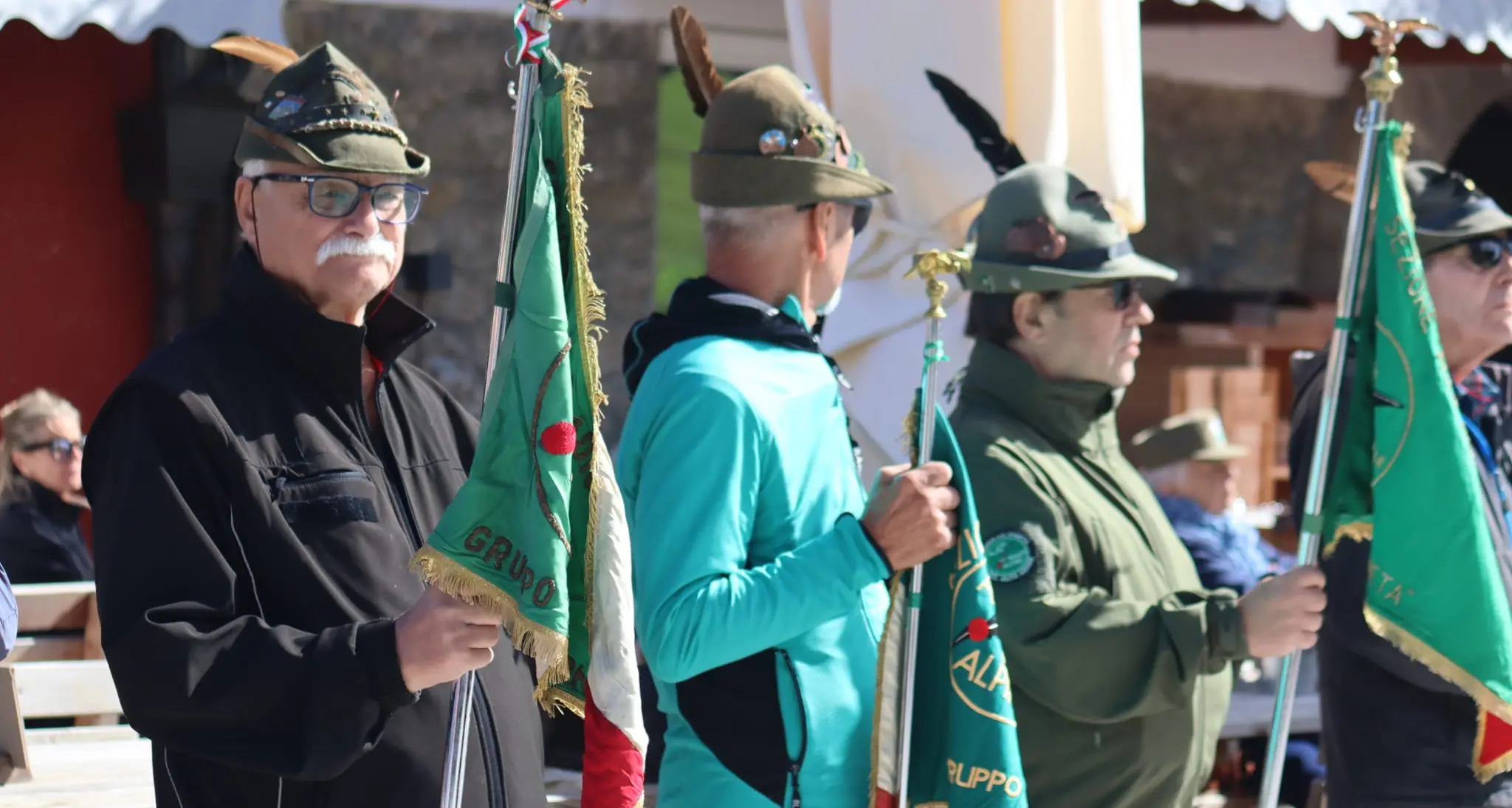 Alpini, pellegrinaggio italo-austriaco: omaggio ai Caduti a Passo Monte Croce