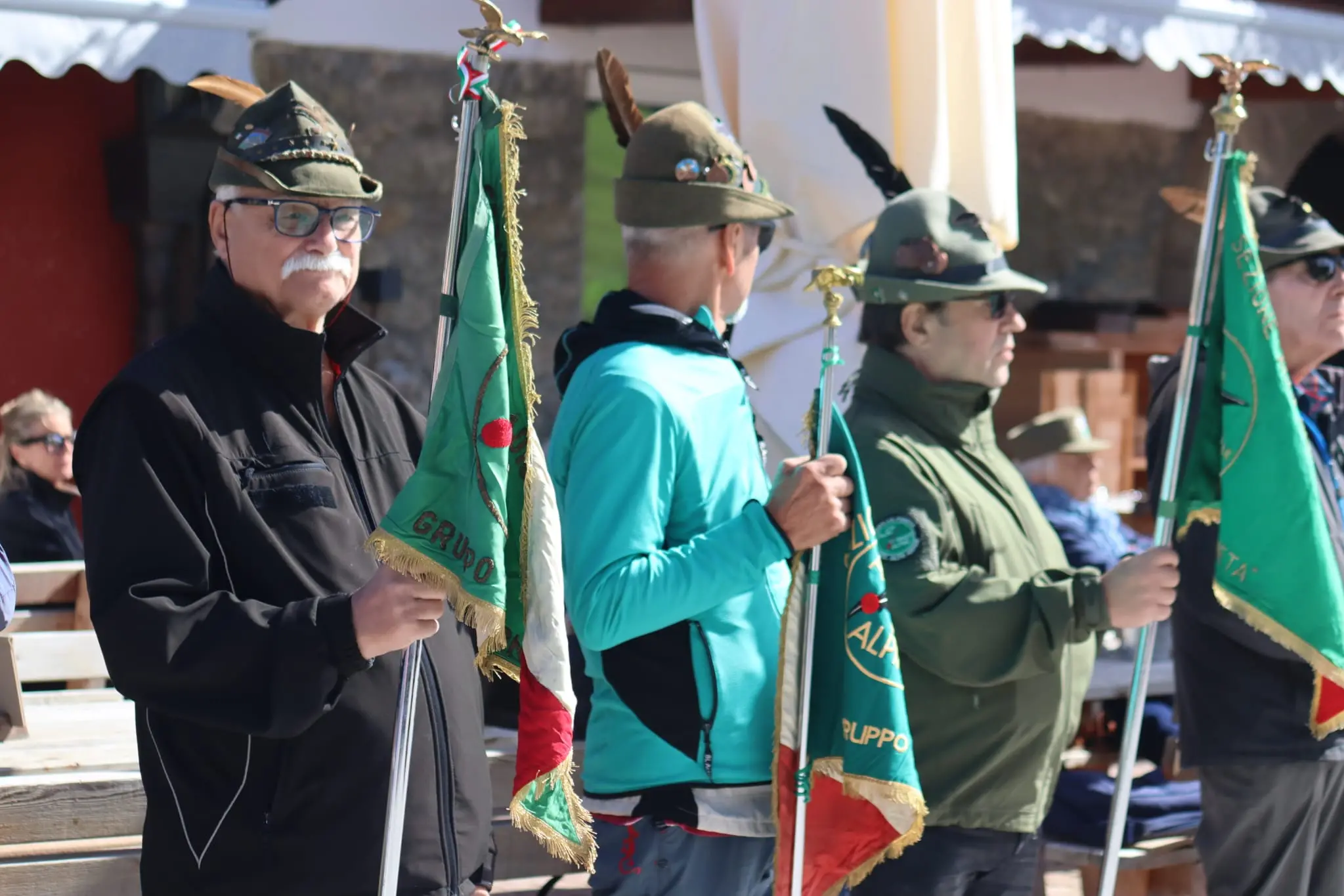 Alpini, pellegrinaggio italo-austriaco: omaggio ai Caduti a Passo Monte Croce