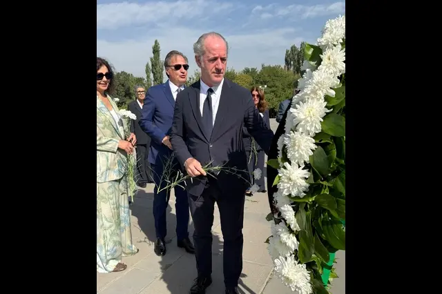 Comunicato Stampa: Armenia, Presidente Zaia a Yerevan, al Memoriale del Genocidio