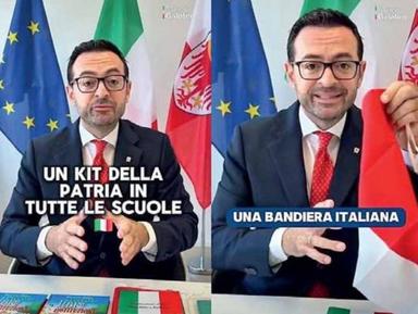 Galateo manda nelle scuole italiane 40 «kit della Patria»: bandiera, Inno e Costituzione