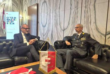 Bolzano, Corrarati incontra il generale Levanti: «Alta l’attenzione sulle infiltrazioni»