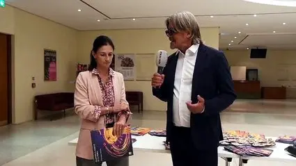 Presentazione della stagione del teatro Stabile: ne parlano Chiara Bert e il direttore dell'Alto Adige Beccari