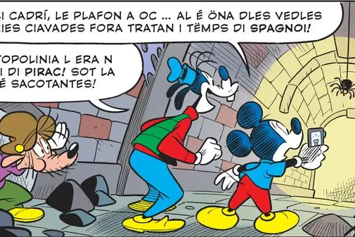 Lingue a fumetti: a Topolinia si parla ladino