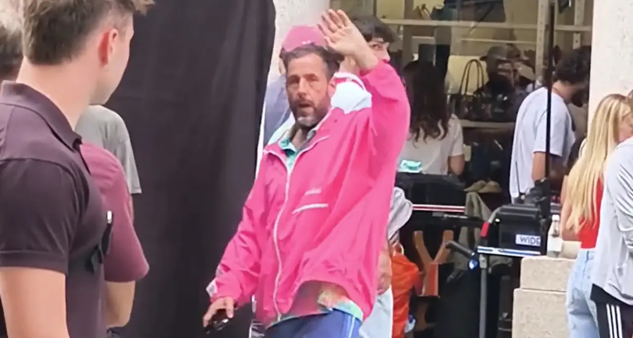 Adam Sandler a Torino per le riprese di \"Weekend da bamboccioni 3\"