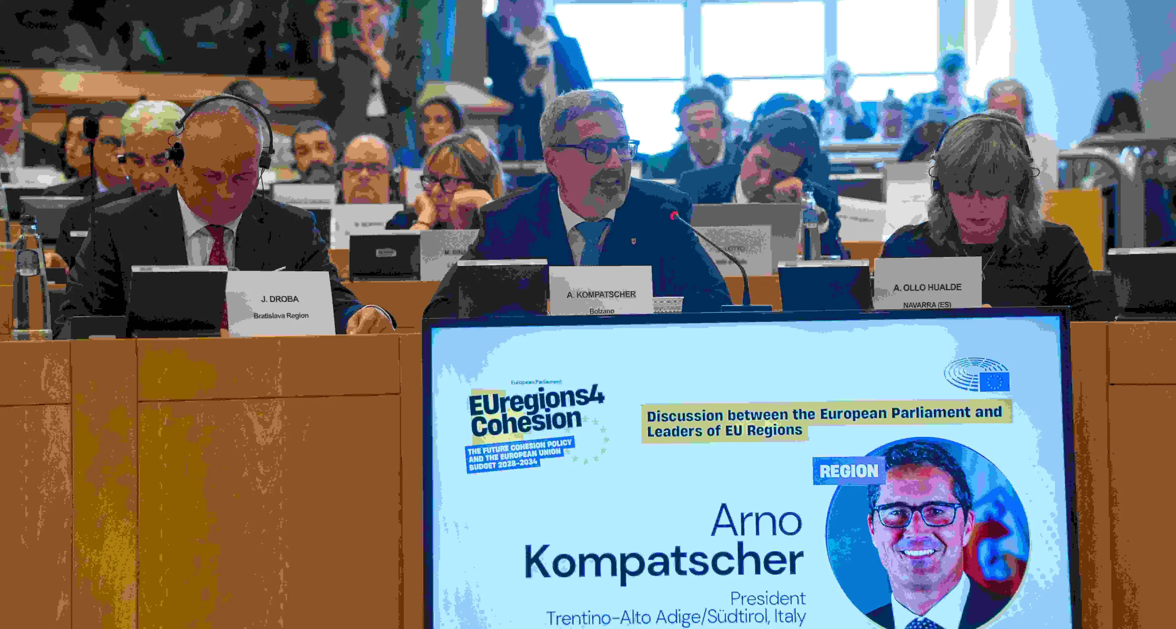 Kompatscher a Bruxelles: «Le Regioni devono plasmare il futuro dell’Europa»