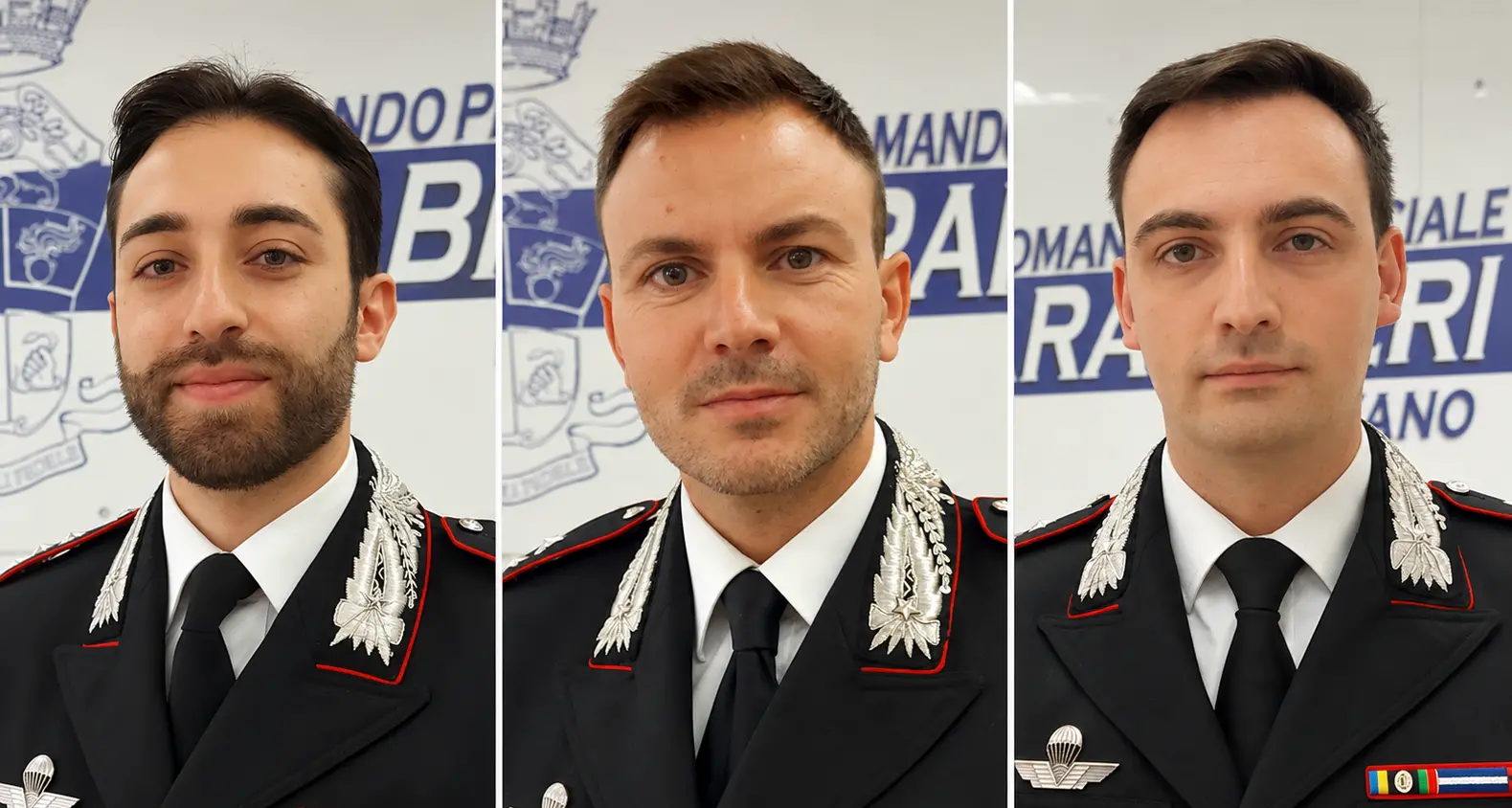 Carabinieri, tre nuovi ufficiali in Alto Adige: Bui a Bolzano, Colagrossi a Brunico e Flebus a Vipiteno