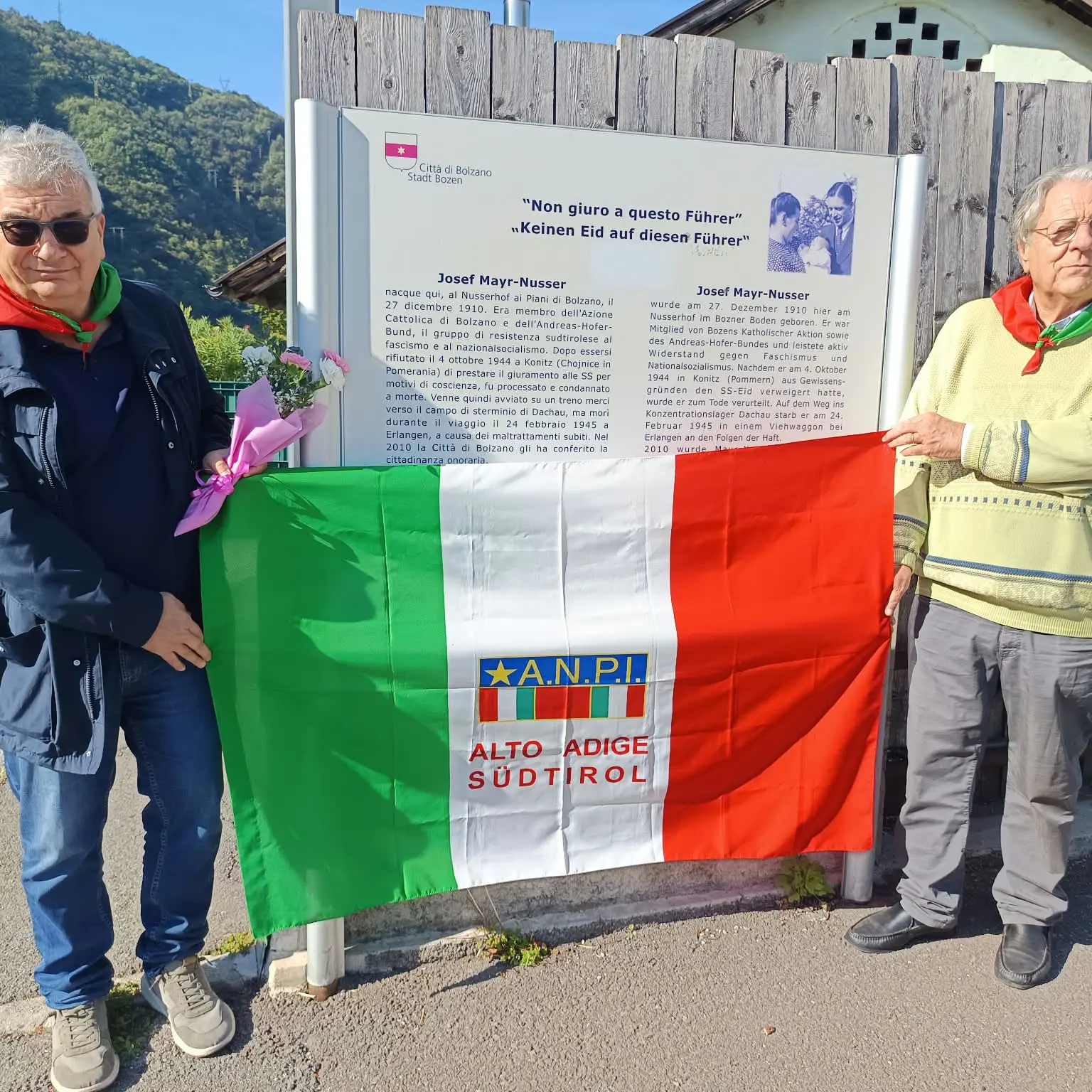 Mayr Nusser, il «no» al nazismo ricordato davanti al maso natale