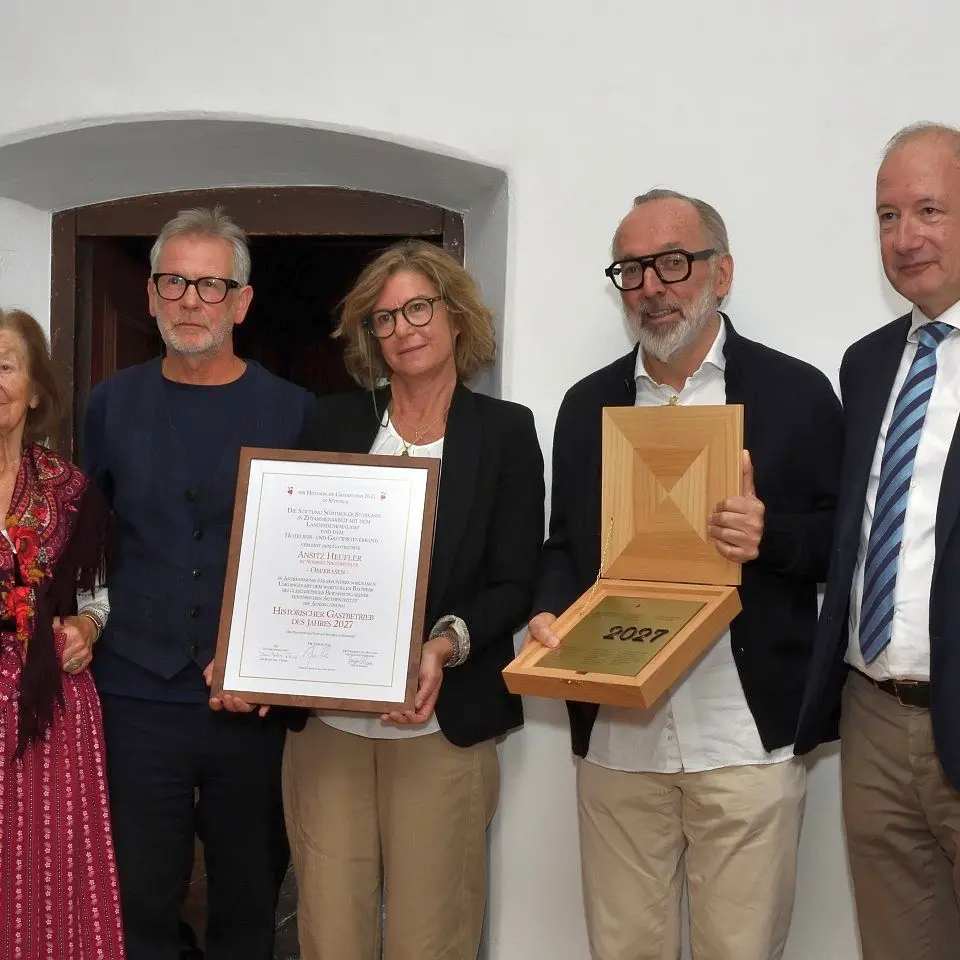 L’Ansitz Heufler è l’Albergo storico dell’anno 2027 in Alto Adige