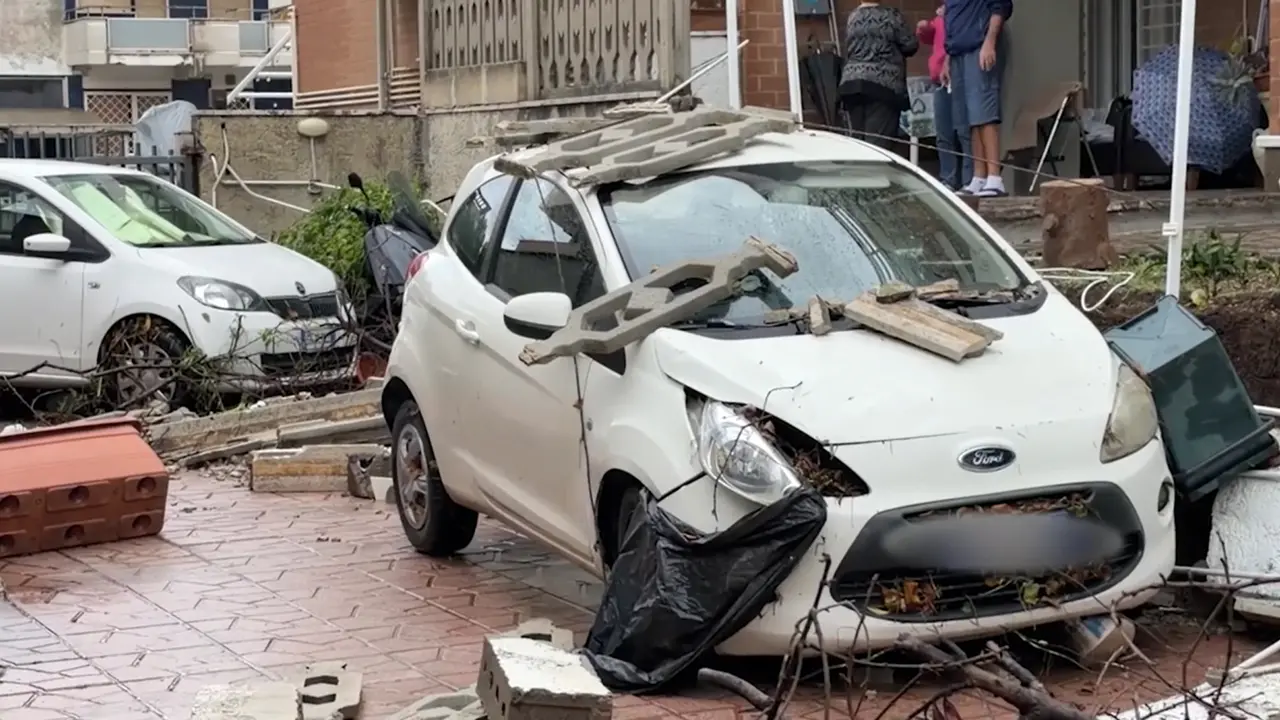 Nubifragio nel Lazio: la devastazione nella frazione di Anzio Colonia