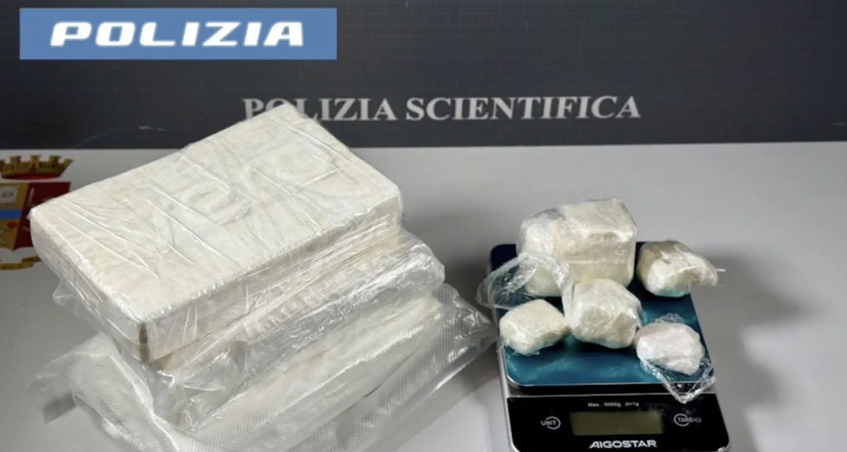 Oltre 3 chili di cocaina sequestrati a Bolzano