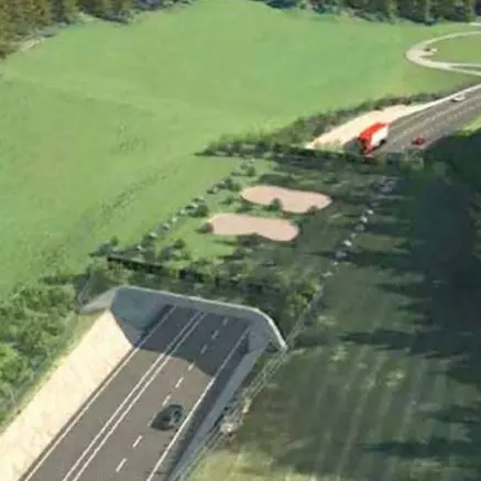 Val Pusteria, arriva il primo ponte verde dell'Alto Adige: animali al sicuro