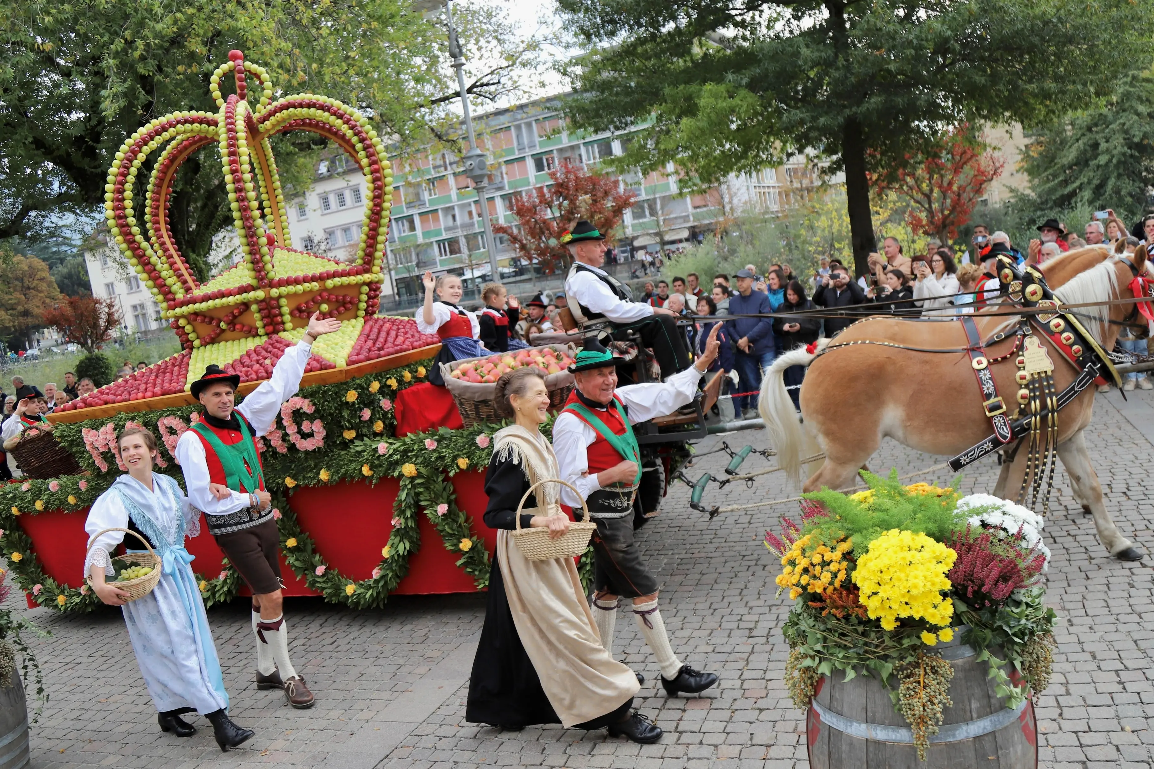 Merano, Festa dell’Uva da record: 22 mila persone per i 140 anni