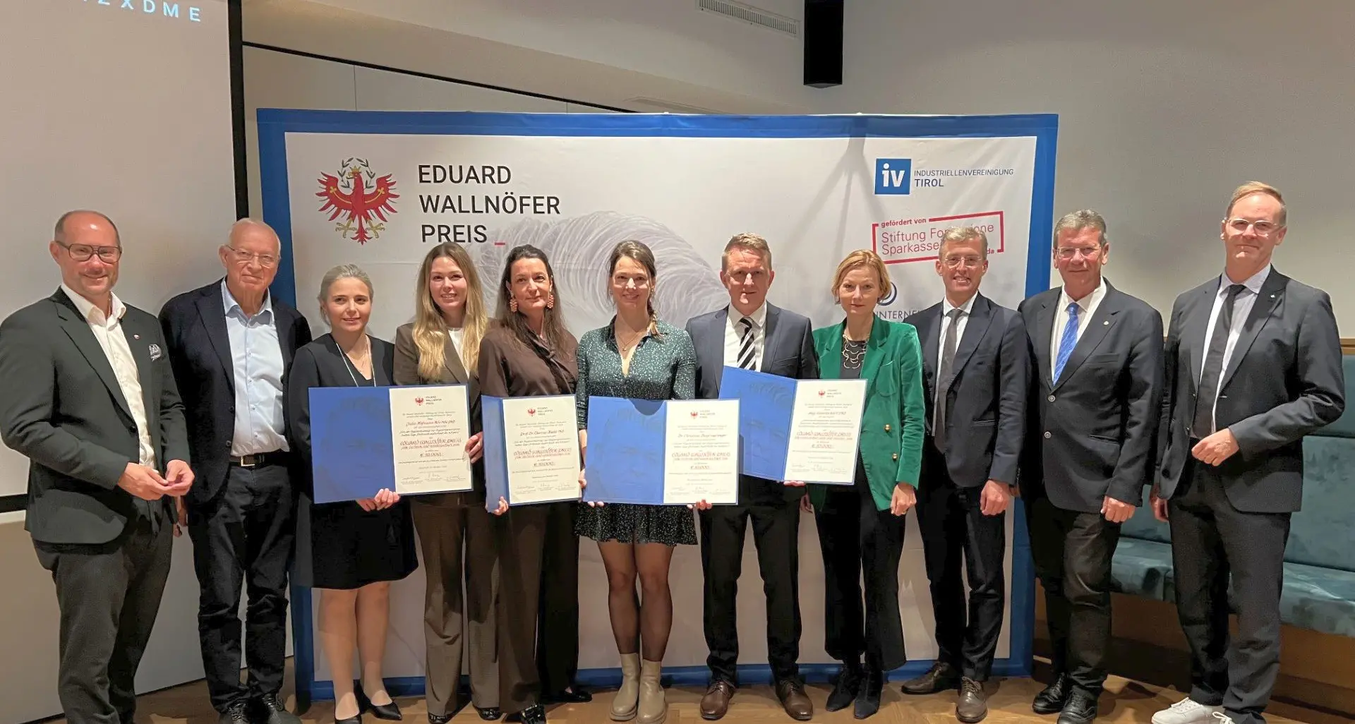 Ricerca e innovazione, assegnati i premi Wallnöfer 2026