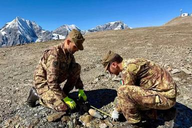 Operazione di bonifica: oltre 250 ordigni della Grande Guerra messi in sicurezza