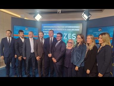 Comunicato Stampa: Coordinamento politico interregionale a sostegno della Proposta di legge Molinari sulle ZES