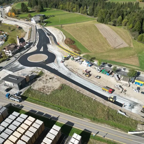 Rasun-Anterselva, apre il 30 ottobre la nuova rotatoria sulla statale della Val Pusteria