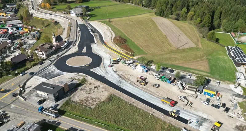 Rasun-Anterselva, apre il 30 ottobre la nuova rotatoria sulla statale della Val Pusteria