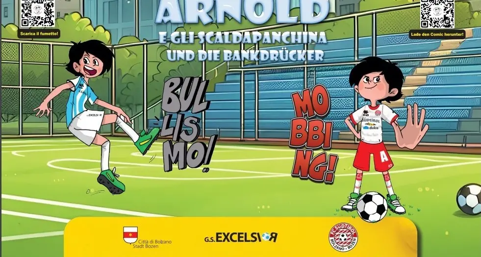 Contro il bullismo nelle scuole di Bolzano arrivano “Arnold e gli Scaldapanchina”