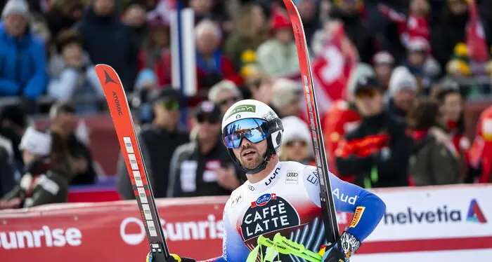 Val Gardena, Schieder terzo nella discesa sulla Saslong dietro agli svizzeri