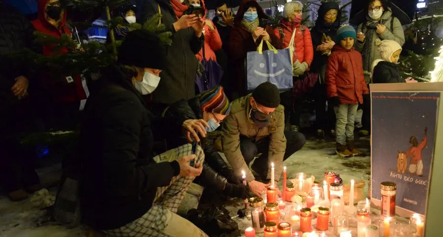 In piazza Walther a Bolzano il ricordo di Agitu