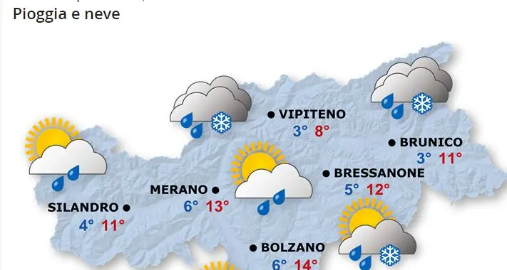 Dopo 55 giorni di siccità in arrivo la pioggia in Alto Adige