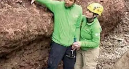 Anche AstroSamantha si addestra al Geopark Bletterbach