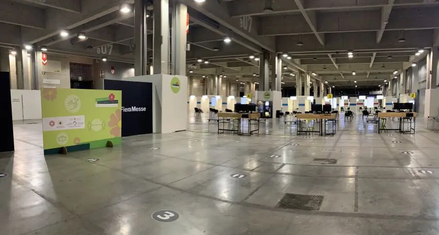 Da lunedì al via l’attività del centro vaccinale alla Fiera di Bolzano