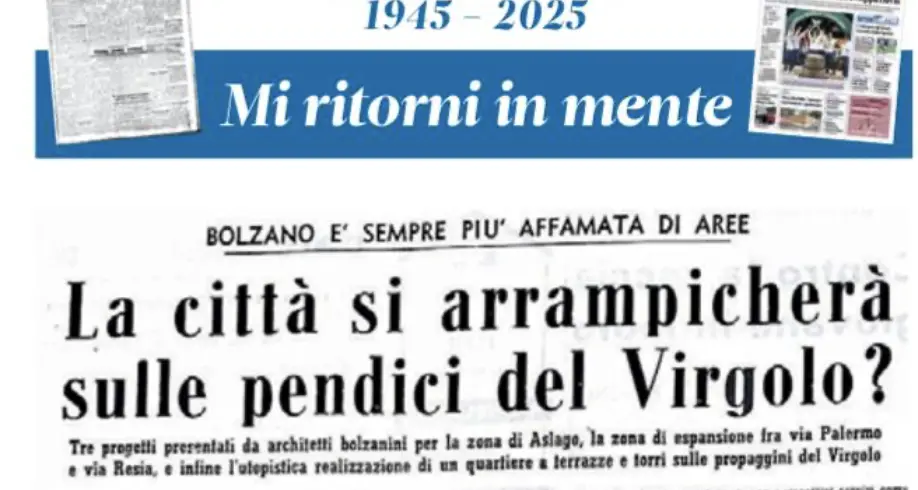 14 agosto 1974: il Virgolo come Beverly Hills, un quartiere con 800 alloggi