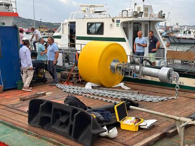 Sentinella contro i cambiamenti climatici, una boa al largo di Portonovo