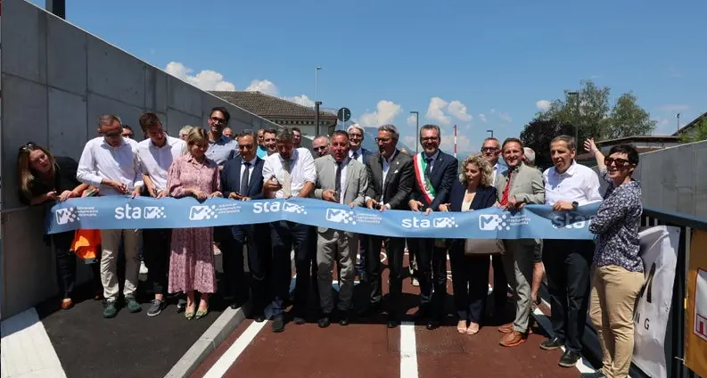 Nuovo collegamento tra Bolzano e Laives: inaugurato il sottopasso di San Giacomo