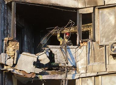 Drone russo colpisce l'Accademia delle Scienze di Kiev