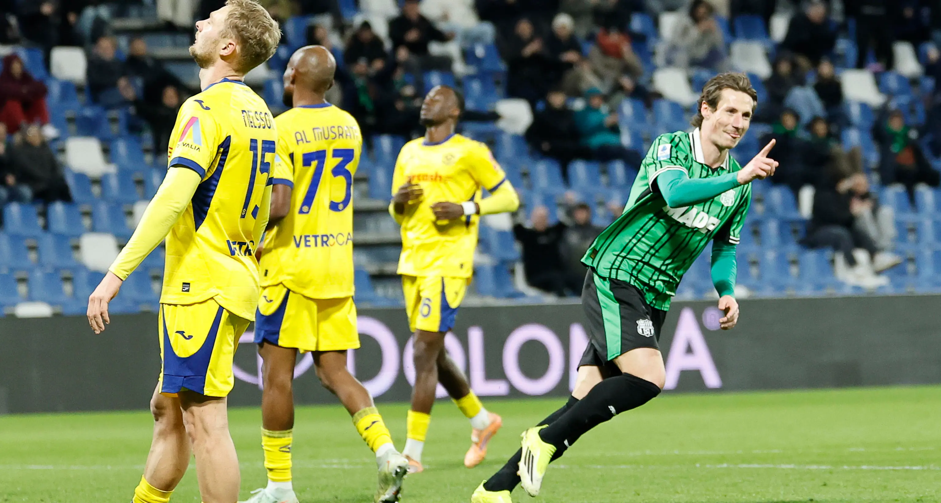 Serie A: Sassuolo-Verona 3-0