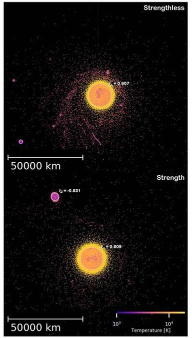La Luna potrebbe essersi formata in una manciata di ore