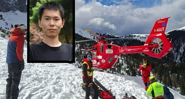 Val di Funes, è del ragazzo cinese scomparso il corpo ritrovato stamattina nella neve