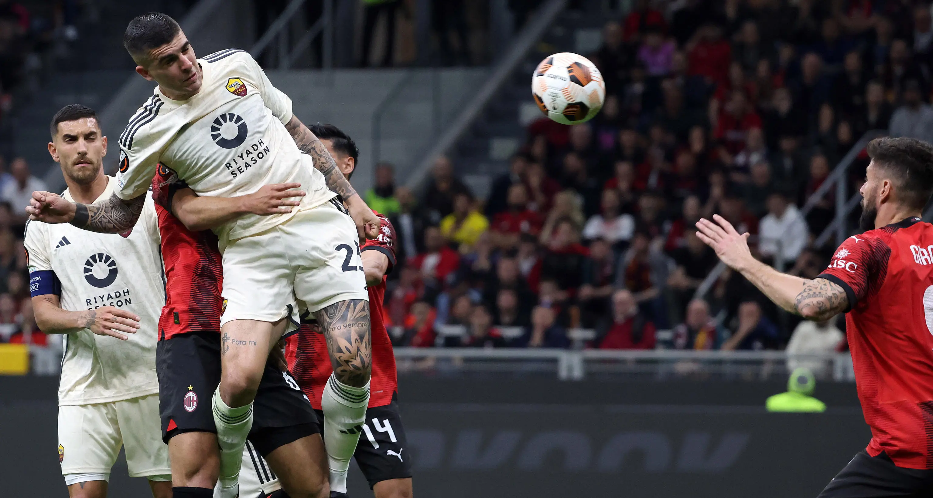 Europa League: Milan-Roma 0-1