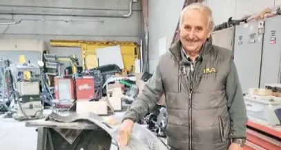 Il carrozziere Santo Milan: «Quasi 60 anni in carrozzeria, ho visto le auto trasformarsi»