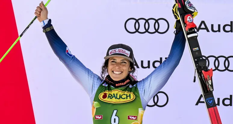 Federica Brignone vince il primo gigante in Canada, fuori la meranese Elisa Platino