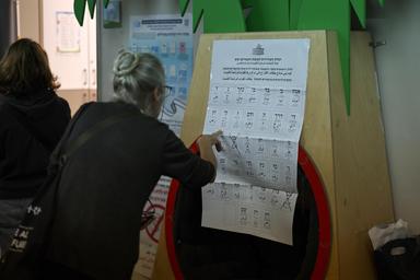 Con 77% dei voti scrutinati, si rafforza Blocco di Eisenkot con 49 seggi