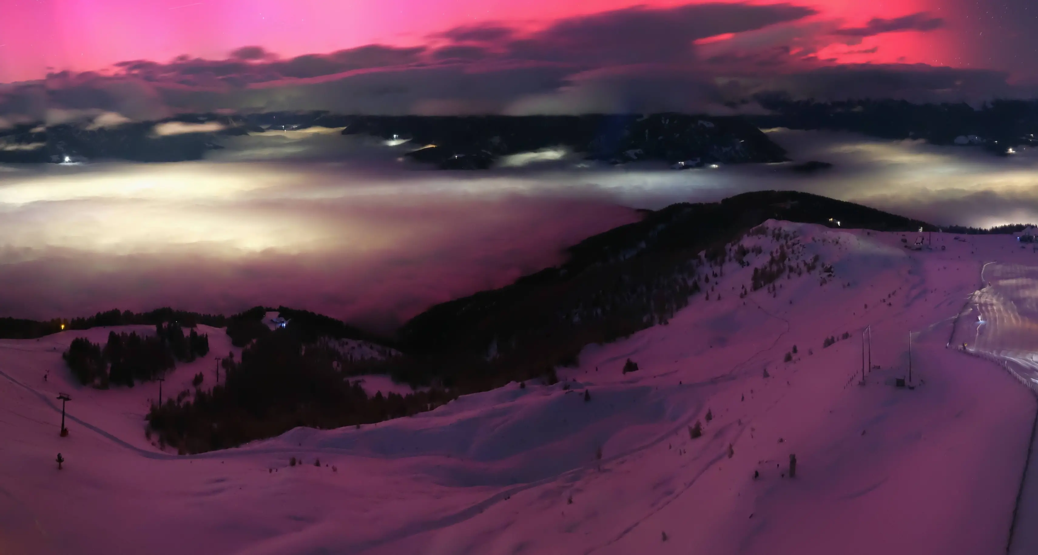 Aurora boreale sull’Alto Adige: “effetto Wow”