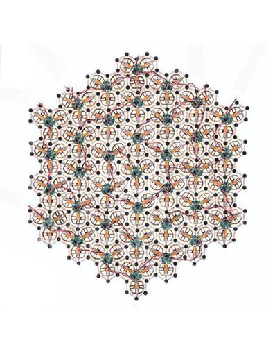 Tessere vibranti che si organizzano da sole, per i futuri robot