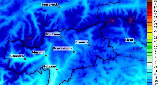 Freddo polare in Alto Adige: -21 gradi a Sesto e in Val di Vizze