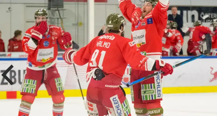 Hockey: il Bolzano vince in Austria contro il Salisburgo, la prossima partita sabato in casa