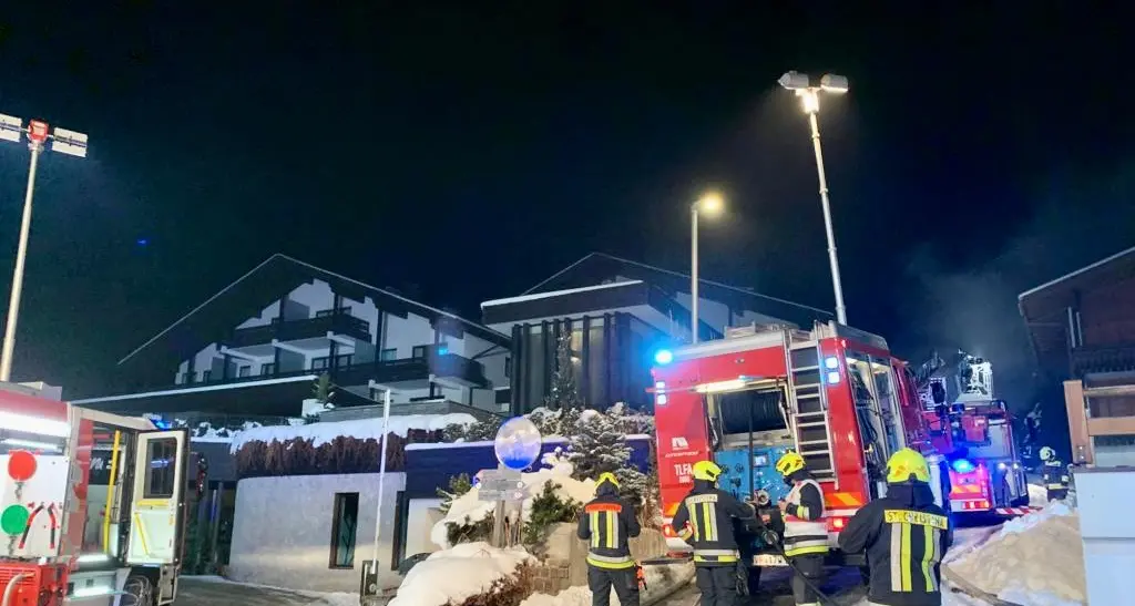 A fuoco la sauna: evacuato un albergo a Selva