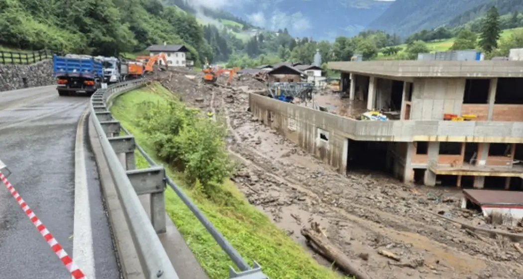 Maltempo in Val Passiria: “La situazione resta difficile”