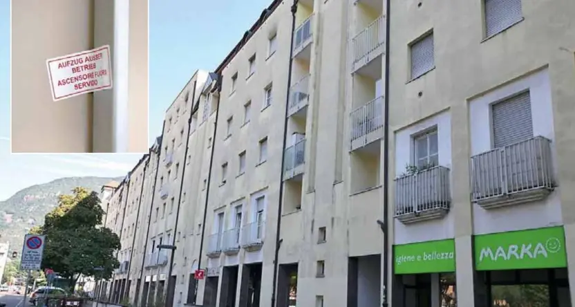 La protesta del condominio con l’ascensore bloccato, l’Ipes: abbiamo sollecitato la ditta