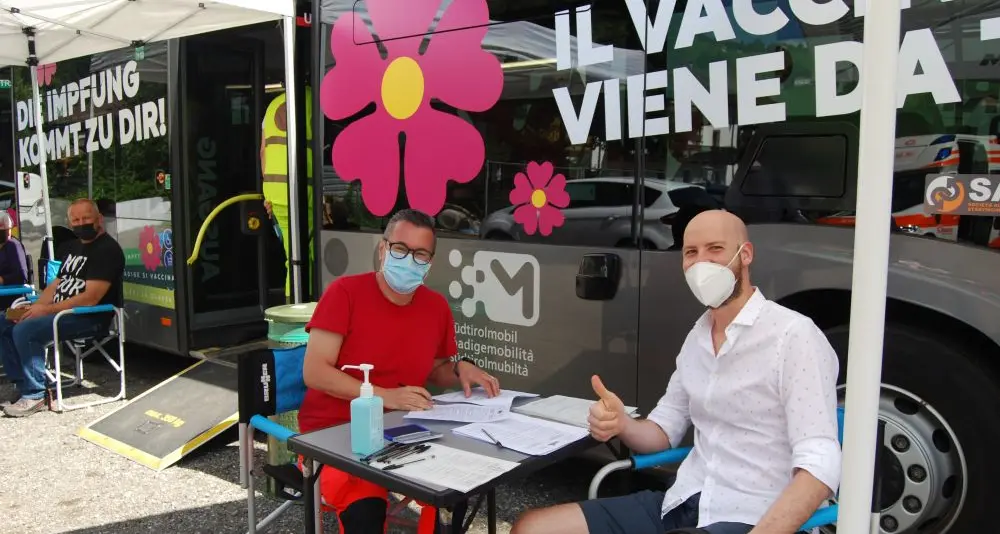 Vaxbus, quasi raddoppiata la richiesta in Alto Adige