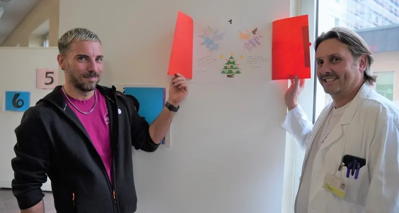 Bolzano: All’Ospedale il calendario d’Avvento donato dai bimbi meranesi