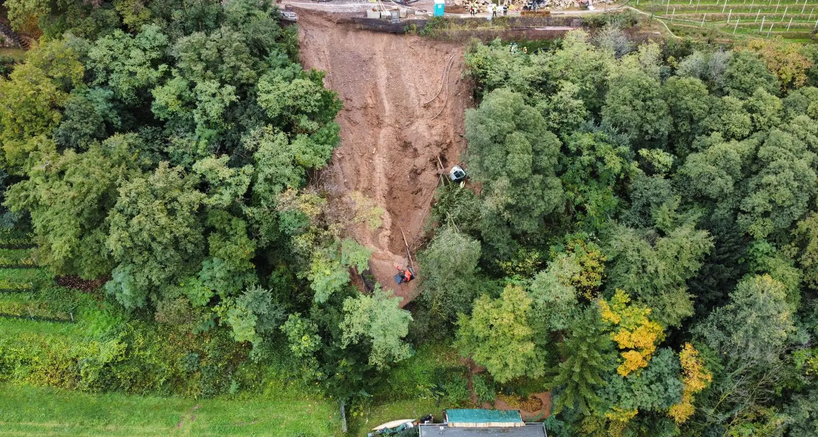 Maxifrana a Gries, evacuato un condominio